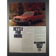 1980 Volkswagen Dasher Ad - Settle For More