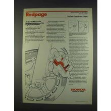 1982 Honda Twin Piston Brake Caliper Ad
