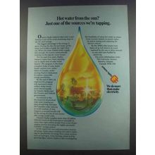 1982 Ontario Hydro Ad - Hot Water From the Sun?