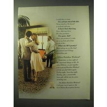1984 Hilton Hotels Ad - I Really Hate to Leave