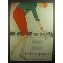 1959 Pendleton Sportswear Ad - News Reel
