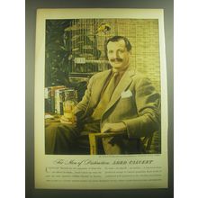 1945 Lord Calvert Whiskey Ad - Mr. Stuart Cloete in photo by Valentino Sarra