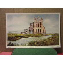 WHITBY ABBEY, YORKSHIRE unused postcard by Chadwick Studios