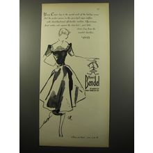 1950 Henri Bendel Young-Timers Dress Ad - Young-Timers hep to the special needs