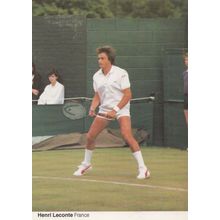 Henri Leconte Tennis Champion Rare Wimbledon Postcard