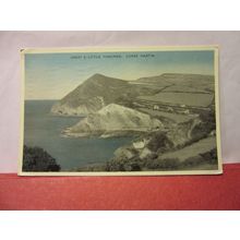 GREAT AND LITTLE HANGMAN, COMBE MARTIN, DEVON vintage used postcard 1960 pm =