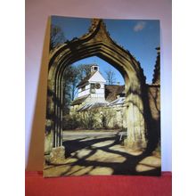 GOTHIC ARCH, LACOCK ABBEY, WILTSHIRE unused postcard The National Trust #