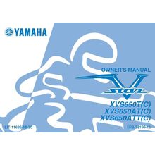YAMAHA XVS650T(C) XVS650AT(C) XVS650ATT(C) OWNERS MANUAL MOTORCYCLE 101 PAGES EN