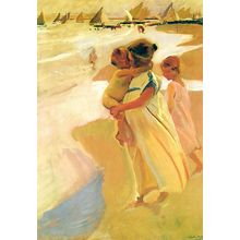 Sorolla_Joaquin_Al_bano-Valencia Poster Canvas Movie Film Print A0 A1 A2 A3 A4 A