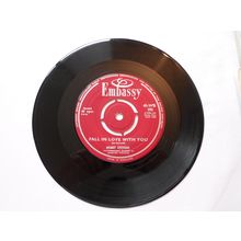 7" 1960. BOBBY STEVENS.FALLIN LOVE WITH YOU.EMBASSY WB 390.WILD ONE.NEAR MINT