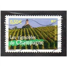FRA 2003 50c 'REGIONS( 1ST SERIES)(EX M/S)' FINE USED (EBID20436)
