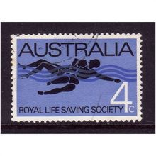 AUSTRALIA 1966 SG 406 4c SAVING LIFE FINE USED#2