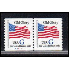2890 32c G Old Glory Very Fine MNH CNP Left A3435 PA1560