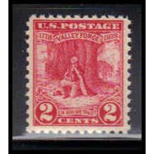 645 2c Valley Forge Just Clears MNH O1531