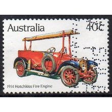 Australia 1983 Historic Fire Engines - Hotchkiss Fire Engine, 1914 40c Used