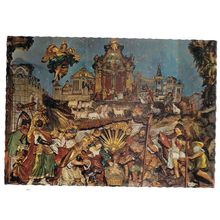 NATIVITY by J Stammel, ADMONT used postcard vgc =