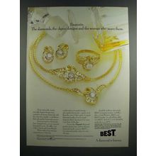 1986 Best Exquisite Diamond Jewelry Ad - The Classic Designs