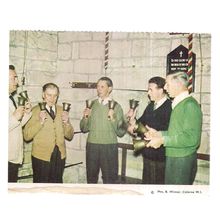 HAND BELL-RINGING, Colerne W.I. vintage postcard unposted WILTSHIRE W.I. =