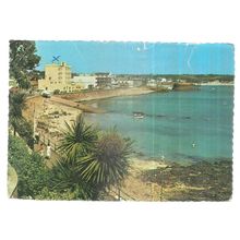 HAVRE DES PAS, JERSEY used vintage postcard 1961 postmark =
