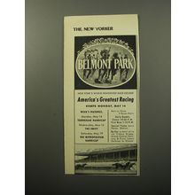 1951 Belmont Park Race Course Ad - America's greatest racing