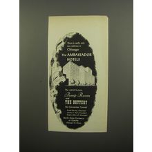 1951 Chicago Ambassador Hotels Ad - There is really only one address in Chicago