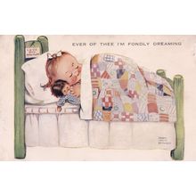 Love Ever of Thee I'm Fondly Dreaming A658 Mabel Lucie Attwell 1920s Postcard