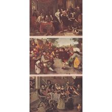 Jan Steen Mariage Danse De Paysans 3x Dutch Painting Postcard s
