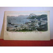 TEMPLE di VENERE e CASTILLO, BAJA, ITALY unused antique postcard Steagel & Co #