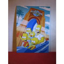 THE SIMPSONS, UNIVERSAL STUDIOS, FLORIDA. USA. unused postcard =