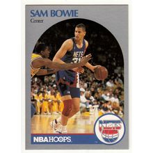 1990-91 Hoops Sam Bowie basketball card #194 - Nets