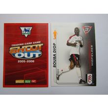 Papa Bouba Diop - Fulham - Shoot Out 2005 2006 Magic Box Football Card (EF1)