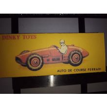 Dinky No23j Early Ferrari Racing Car - Replica / Repro Box