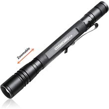 LED Pen Light Flashlight, 3 Modes Pocket Pen Flashlight with Adjustable Focus