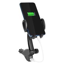 Pack of 2] 360 Rotation Car Phone Mount 3.1A Dual USB Cigarette Lighter Phon...