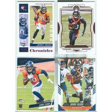 Jerry Jeudy 4x card lot incl RC's, Pink