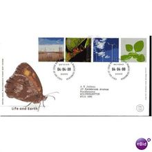 2000 'LIFE AND EARTH' F.D.C (BUREAU F.D.I) (EBID553)