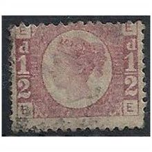 1870 SG48/9 1/2d Rose Plate 14 Good/Fine Used Check Letters "EE".