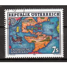 Oostenrijk Europa cept 1992 gestempeld