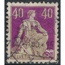 Helvetia: 40c - Switzerland 1933 - FH - MiNr 208z