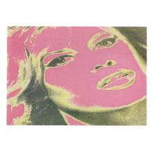 BEBE IN THE PINK.. Student Art by Johnny Martin unused postcard =