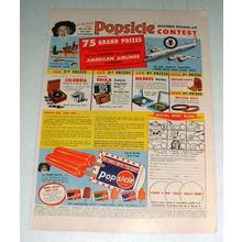 1956 Popsicle Ad w/ Gabby Hayes - Western Roundup