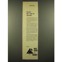 1966 Riegel Papers Ad - Does a Swell Job Under Water