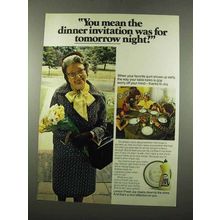 1975 Joy Detergent Ad - Dinner Tomorrow Night?