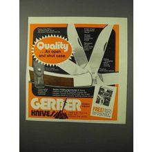 1975 Gerber Folding Sportsman II Ad - Open and Shut