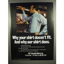 1975 Van Heusen 417 Vanafit Shirts Ad - Why Your Shirt Doesn't Fit