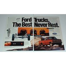 1990 Ford Pickup Truck Ad - The Best Never Rest