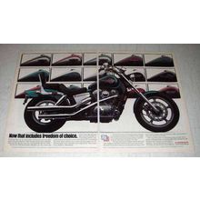 1992 Honda Shadow 1100 Motorcycle Ad - Freedom Choice