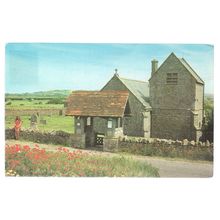 BREAN CHURCH, Somerset. used vintage postcard pub. by Colourmaster 1975 pm =