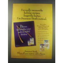 1997 Swanson Broth Ad - For really memorable holiday recipes