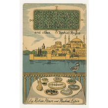 Sultans Pleasure & Other Turkish Recipes 1952 Book Postcard